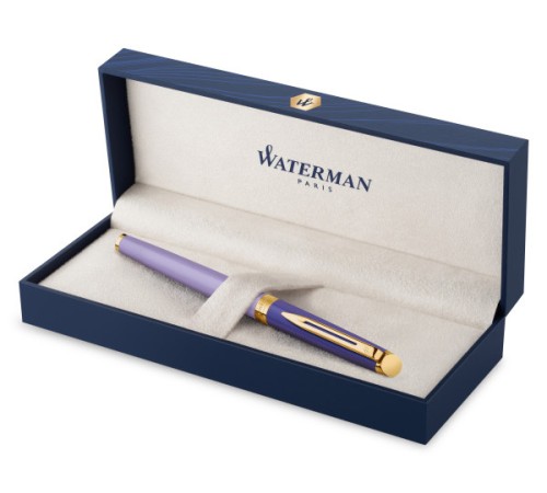 Ручка перьев. Waterman Hemisphere Colour Blocking (2179900) Purple GT F сталь нержавеющая/позолота подар.кор. Ручка перьев. Waterman Hemisphere Colour Blocking (2179900) Purple GT F сталь нержавеющая/позолота подар.кор.