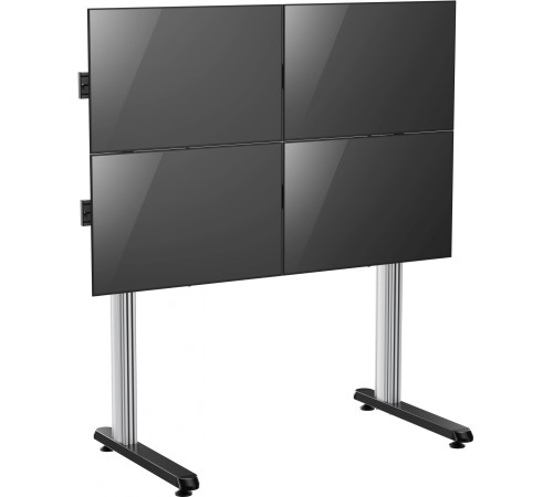 Стойка для телевизора Cactus CS-FS-TV4-PRO черный 32"-70" макс.50кг напольный мобильный Стойка для телевизора Cactus CS-FS-TV4-PRO черный 32"-70" макс.50кг напольный мобильный