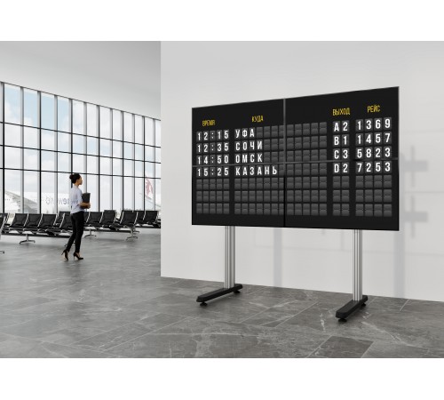 Стойка для телевизора Cactus CS-FS-TV4-PRO черный 32"-70" макс.50кг напольный мобильный Стойка для телевизора Cactus CS-FS-TV4-PRO черный 32"-70" макс.50кг напольный мобильный