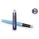Ручка перьев. Waterman Hemisphere Colour Blocking (2179924) Blue CT F сталь нержавеющая подар.кор.
