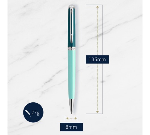 Ручка шариков. Waterman Hemisphere Colour Blocking (2190125) Green CT M син. черн. подар.кор.