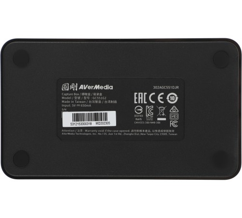Карта видеозахвата Avermedia Live Gamer Extreme 3 GC551G2 внешний USB 3.1 Карта видеозахвата Avermedia Live Gamer Extreme 3 GC551G2 внешний USB 3.1