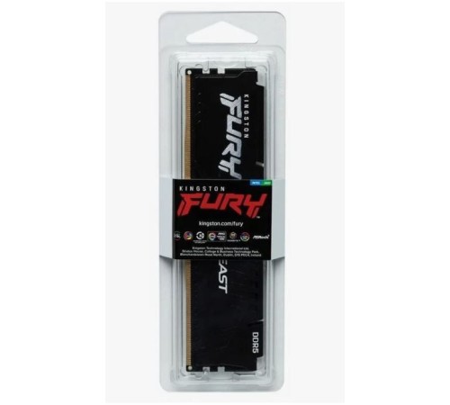 Память DDR5 32Gb 6000MHz Kingston KF560C36BBE-32 Fury Beast Black RTL Gaming PC5-48000 CL36 DIMM 288-pin 1.35В dual rank с радиатором Ret