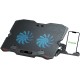 Подставка для ноутбука Digma D-NCP150-2 15.6"360x260x27мм 38дБ 2xUSB 2x 120ммFAN 650г металл/пластик черный