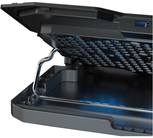 Подставка для ноутбука Digma D-NCP150-2 15.6"360x260x27мм 38дБ 2xUSB 2x 120ммFAN 650г металл/пластик черный