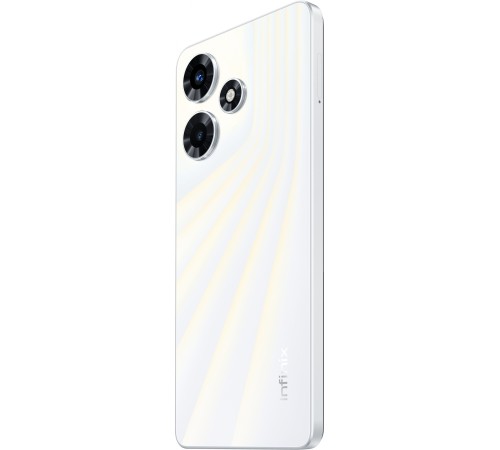 Смартфон Infinix X6831 Hot 30 128Gb 8Gb белый моноблок 3G 4G 2Sim 6.78" 1080x2460 Android 13 50Mpix 802.11 a/b/g/n/ac NFC GPS GSM900/1800 GSM1900 TouchSc FM microSD max1024Gb