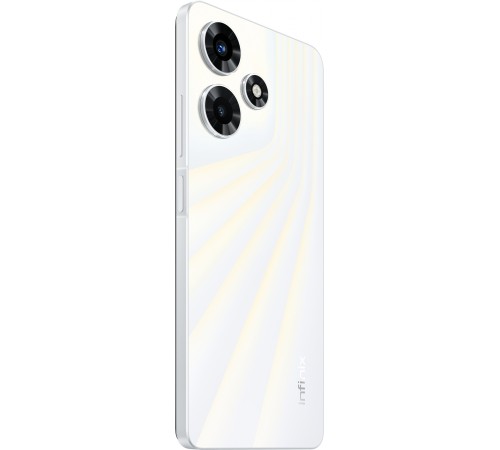 Смартфон Infinix X6831 Hot 30 128Gb 8Gb белый моноблок 3G 4G 2Sim 6.78" 1080x2460 Android 13 50Mpix 802.11 a/b/g/n/ac NFC GPS GSM900/1800 GSM1900 TouchSc FM microSD max1024Gb
