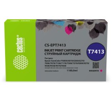 Картридж струйный Cactus CS-EPT7413 T7413 пурпурный (1000мл) для Epson SureColor SC-F6000/6200/7000