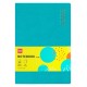 Блокнот Deli EN135LBLUE A5 210х143мм искусст. кожа 80л линейка мягкая обложка синий