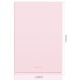 Блокнот Deli EN140LPINK A5 210х143мм искусст. кожа 96л линейка мягкая обложка розовый