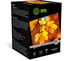 Фотобумага Cactus Prof CS-HGA6260500 A6/260г/м2/500л./белый глянцевое для струйной печати