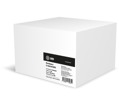 Фотобумага Cactus CS-GA6250500ED, A6, для струйной печати, 500л, 250г/м2, белый, покрытие глянцевое Фотобумага Cactus CS-GA6250500ED, A6, для струйной печати, 500л, 250г/м2, белый, покрытие глянцевое