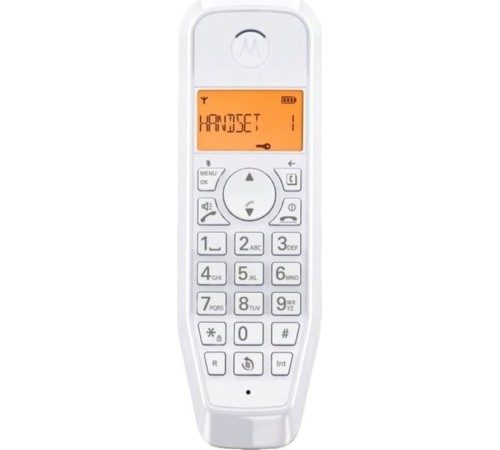 Р/Телефон Dect Motorola S1202 белый (труб. в компл.:2шт) АОН