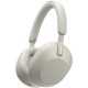 Гарнитура мониторные Sony WH-1000XM5 1.2м белый беспроводные bluetooth оголовье (WH1000XM5/S)