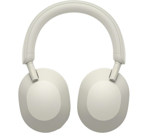 Гарнитура мониторные Sony WH-1000XM5 1.2м белый беспроводные bluetooth оголовье (WH1000XM5/S)