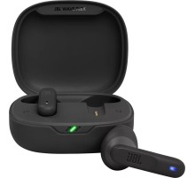 Гарнитура вкладыши JBL Wave Flex черный беспроводные bluetooth в ушной раковине (JBLWAVEFLEX)