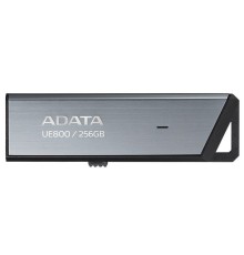 Флешка USB (Type-C) A-Data UE800 256ГБ, USB3.2, серебристый [aeli-ue800-256g-csg]