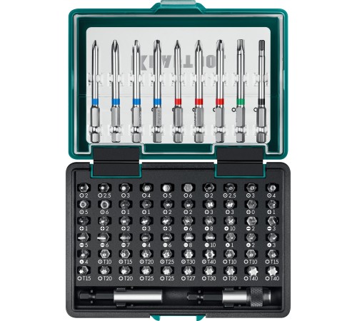 Набор бит Kraftool C-Drive 71 (26067-H71) (71пред.) для шуруповертов/дрелей