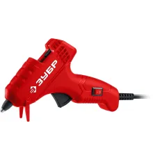 Клеевой пистолет Зубр Мастер 7 25Вт 5гр/мин стерж.:7мм (06851-7)