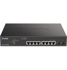 Коммутатор D-Link DGS-1100-10MPPV2/A 8G 2SFP 8PoE+ 242W настраиваемый