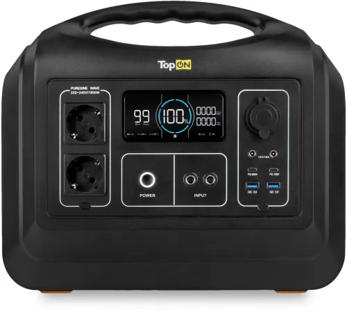 Электростанция портативная TopON TOP-X1800 465000mAh 10A QC3.0/PD3.0 2xUSB черный/оранжевый (103259) Электростанция портативная TopON TOP-X1800 465000mAh 10A QC3.0/PD3.0 2xUSB черный/оранжевый (103259)