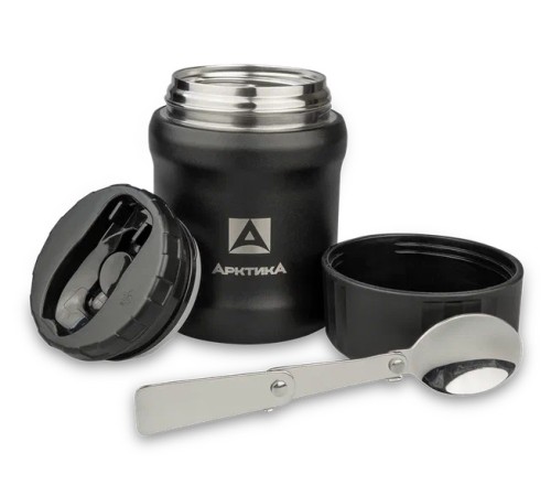 Термос для еды Арктика 311-500 0.5л. черный картонная коробка (311-500/BLACK) Термос для еды Арктика 311-500 0.5л. черный картонная коробка (311-500/BLACK)