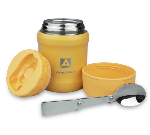 Термос для еды Арктика 311-500 0.5л. желтый картонная коробка (311-500/YELLOW) Термос для еды Арктика 311-500 0.5л. желтый картонная коробка (311-500/YELLOW)
