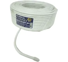 Кабель соединительный антенный Premier 21-321 50м. (катушка:50м) белый (21-321 50)