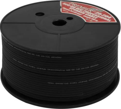Кабель акустический Premier SCC-09 BC 100м. черный (25-204 100) Кабель акустический Premier SCC-09 BC 100м. черный (25-204 100)