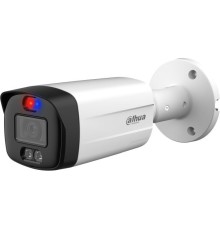 DAHUA DH-HAC-ME1509THP-A-PV-0280B-S2 Уличная цилиндрическая HDCVI-видеокамера Full-color Starlight с активным сдерживанием 5Мп, CMOS, объектив 2.8мм ИК до 40м, LED до 40м