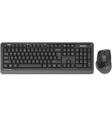Клавиатура + мышь A4Tech Fstyler FG1035 клав:черный/серый мышь:черный/серый USB беспроводная Multimedia (FG1035 GREY)