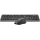 Клавиатура + мышь A4Tech Fstyler FG1035 клав:черный/серый мышь:черный/серый USB беспроводная Multimedia (FG1035 GREY)