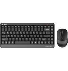 Клавиатура + мышь A4Tech Fstyler FG1110 клав:черный/серый мышь:черный/серый USB беспроводная Multimedia (FG1110 GREY)