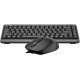 Комплект кл-ра+мышь проводн. A4Tech Fstyler F1110 black/grey USB Multimedia (F1110 GREY)