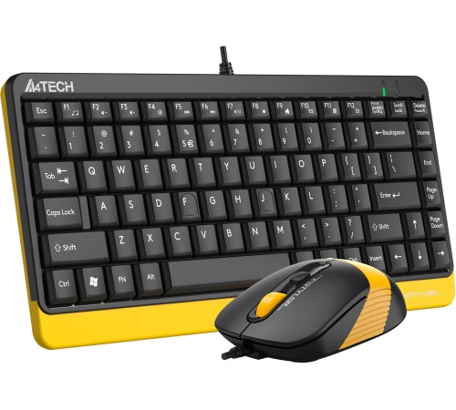 Клавиатура + мышь A4Tech Fstyler F1110 клав:черный/желтый мышь:черный/желтый USB Multimedia (F1110 BUMBLEBEE) Клавиатура + мышь A4Tech Fstyler F1110 клав:черный/желтый мышь:черный/желтый USB Multimedia (F1110 BUMBLEBEE)