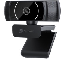 Камера Web Оклик OK-C016HD черный 1Mpix (1280x720) USB2.0 с микрофоном