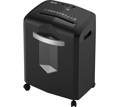 Шредер Cactus CS-SH-15-20-4X35 черный/серый (секр.P-4) перекрестный 15лист. 20лтр. скрепки скобы пл.карты CD