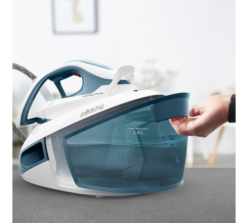 Парогенератор Tefal Express Power SV8111E0 2800Вт синий/белый