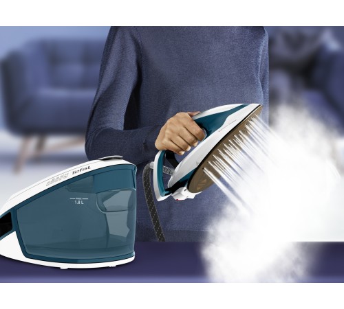 Парогенератор Tefal Express Power SV8111E0 2800Вт синий/белый
