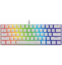 Клавиатура Оклик K763W механическая белый USB беспроводная BT/Radio Multimedia for gamer LED (1920562)