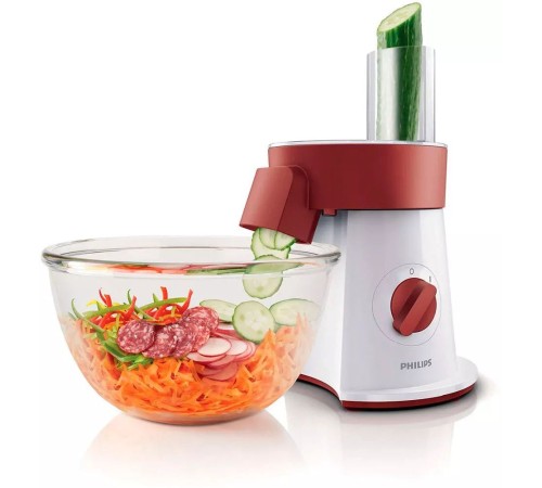 Измельчитель электрический Philips HR1388/80 200Вт белый/красный