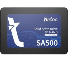 Твердотельный накопитель Netac SA500 2.5 SATAIII 3D NAND SSD 2TB, R/W up to 530/475MB/s