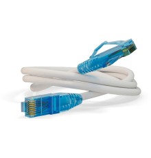 Патч-корд Hyperline PC-LPM-UTP-RJ45-RJ45-C6-1.5M-LSZH-WH PC-LPM-UTP-RJ45-RJ45-C6-1.5M U/UTP не экранированный RJ-45 вил.-вилка RJ-45 кат.6 1.5м белый LSZH (уп.:1шт) 24AWG