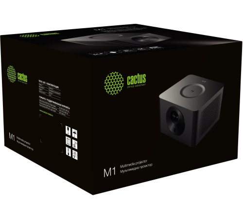 Проектор Cactus CS-M1.SG DLP 9600Lm (1920x1080) 200000:1 ресурс лампы:20000часов 1xUSB typeA 1xHDMI 1.9кг Проектор Cactus CS-M1.SG DLP 9600Lm (1920x1080) 200000:1 ресурс лампы:20000часов 1xUSB typeA 1xHDMI 1.9кг
