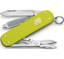 Нож перочинный Victorinox Alox Classic (0.6221.L23) 58мм 5функц. желтый подар.коробка