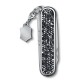 Нож перочинный Victorinox Classic Brilliant Crystal (0.6221.35) 58мм 5функц. черный/серебристый подар.коробка