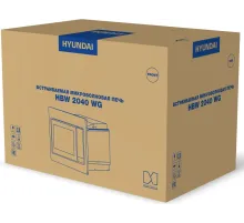 Микроволновая печь Hyundai HBW 2040 WG 20л. 800Вт белый (встраиваемая)