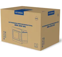 Микроволновая печь Hyundai HBW 2560 WG 25л. 1450Вт белый (встраиваемая)