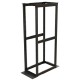 Стойка двухрамная Hyperline ORK2A-3268-RAL9005 32U 550ммX850мм 1000кг черный