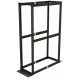 Стойка двухрамная Hyperline ORK2A-3268-RAL9005 32U 550ммX850мм 1000кг черный